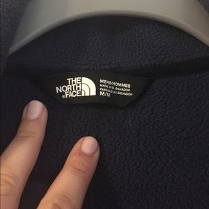 Mens Northface navy fleece